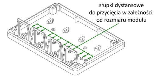 Box na povrchovú montáž 4x KEYSTONE DELOCK port