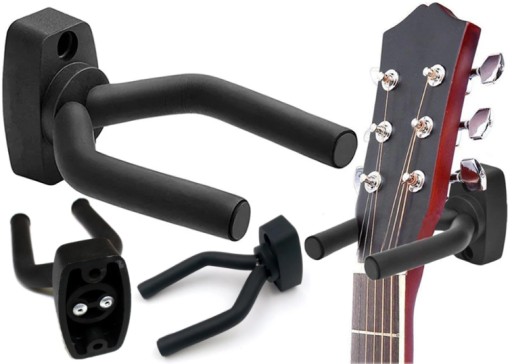 Vešiak na gitaru NÁSTENNÝ HÁKOVÝ DRŽIAK GUITARY NA NÁSTENNÚ GUITARU