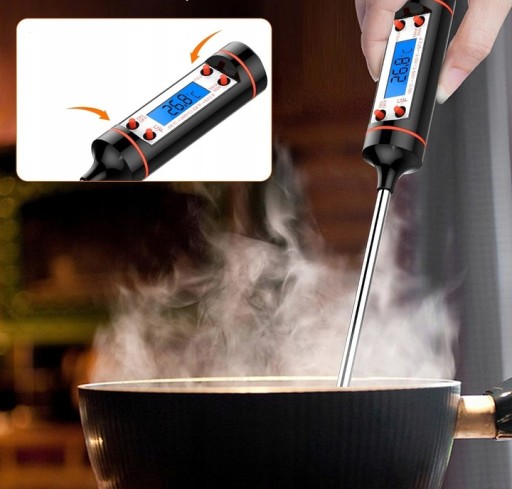KUCHYŇSKÝ Teplomer -50..+300°C LCD gril na pečenie pečenia mäsa