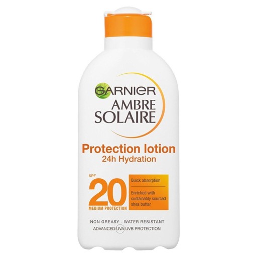 GARNIER AMBRE SOLAIRE OCHRANNÉ LOTION SPF 20