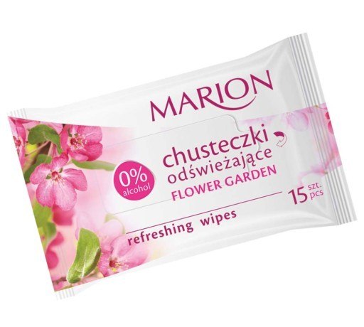 Marion osviežujúce obrúsky 15 ks FLOWER GARDEN