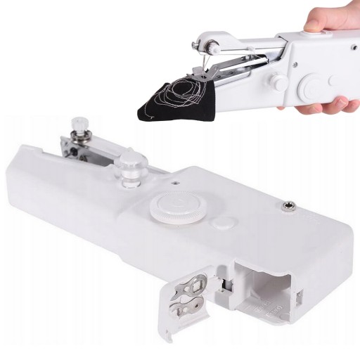 MINI PRENOSNÝ ELEKTRICKÝ ŠIJACÍ STROJ NA BATÉRIU + PRÍSLUŠENSTVO