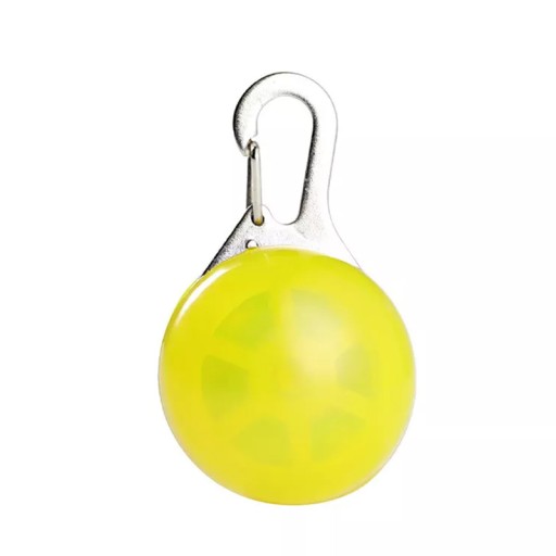 SVIETIACA LED LAMPA DO OBOJKU PRE PSA A MAČKU, farba na výber, PRÍvesok na GOLÍK