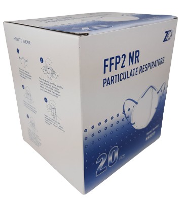 NASTAVITEĽNÁ MASKA FFP2 CE OCHRANNÁ MASKA 20 ks