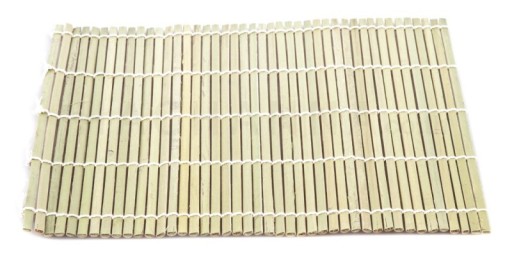 Bambusová podložka na sushi veľká 27 cm x 27 cm vyrobená z bambusu