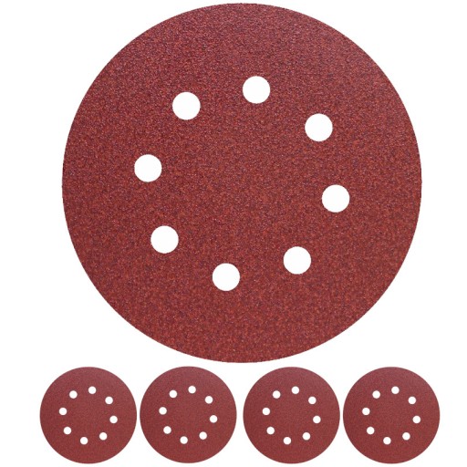 VELCRO PAPIER ROCK 125mm PS18 P80 GLS5 5x