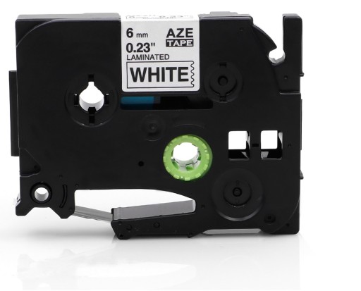 BROTHER TAPE WHITE 6mm TZe-211 TZ-211 8m