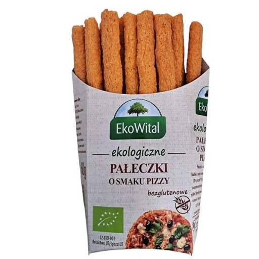 BIO bezlepkové tyčinky s príchuťou pizze 60g