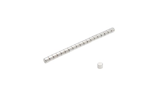 Neodymový cylindrický magnet MW 3,5x3 mm N38 50 ks