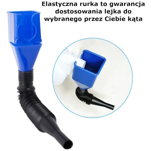 MULTIFUNKČNÝ ROZŠÍRITEĽNÝ FLEXIBILNÝ lievik 9-18 cm chladiaca kvapalina do ostrekovačov
