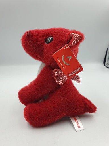 Plyšový maskot AURORA Dragon RED