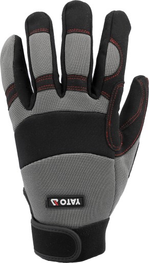 PRACOVNÉ RUKAVICE VEĽKOSŤ 8 OCHRANNÉ VYSTUŽENÉ VELCRO