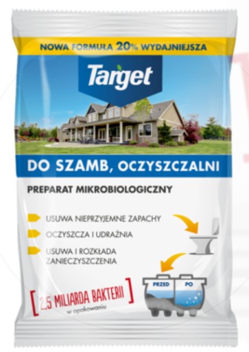 Prípravok na septiky a čističky odpadových vôd 25g Target