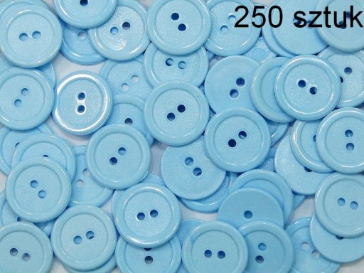 PLASTOVÉ GOMBÍKY 20mm sv. modré balenie 250 ks