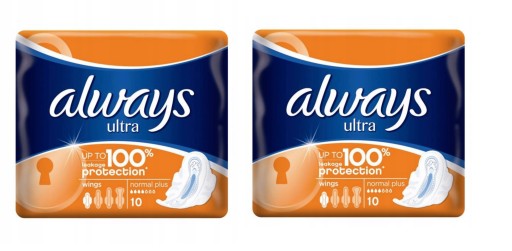 Vždy ultra normálne hygienické vložky 2x 10 ks