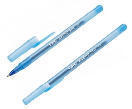 BIC BALLPOINT 1,0 mm okrúhla palica MODRÁ