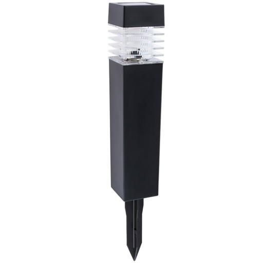 SOLAR LED záhradné svietidlo Black MARTIN
