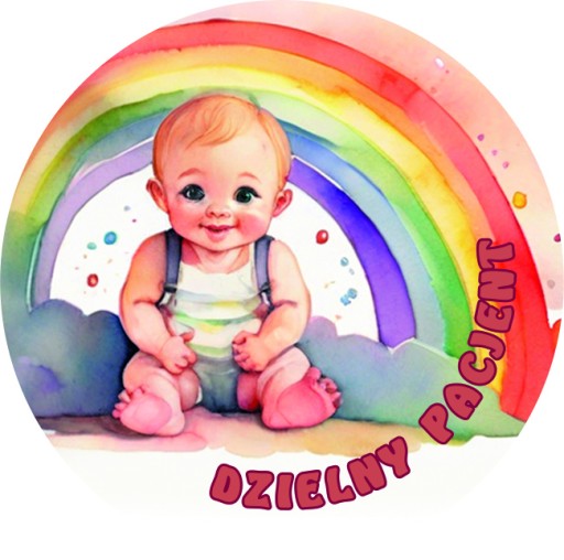 Motivačné nálepky statočný pacient BIG STRONG 5 cm UNISEX 100 ks.