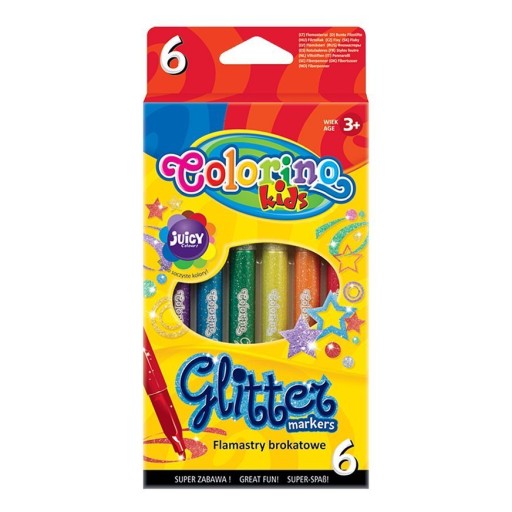 Colorino Kids trblietavé fixky 6 farieb