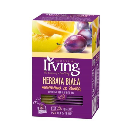 IRVING Biely melónový čaj so slivkou 20 obálok