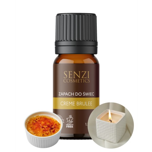Vôňa na sviečky Vosk na sviečky 10ml CREME BRULEE Sladký