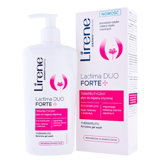 Lactima DUO FORTE+Terapeut. kvapalina na intímne použitie