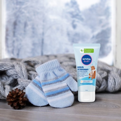 NIVEA BABY Ochranný krém do každého počasia pre deti - vietor a mráz 50 ml