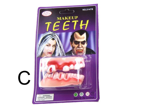 UMELÉ HALLOWEENSKÉ UPÍRSKE ZUBY
