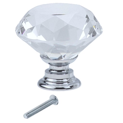 KRIŠTÁĽOVÁ KĽÚČKA KĽÚČKA 30mm CRYSTAL nábytok