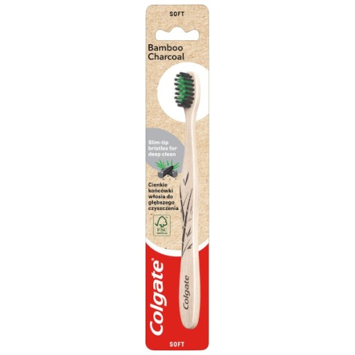 Zubná kefka COLGATE Bamboo Charcoal-Soft