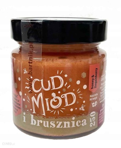 Zázračný med Barník s brusnicou 250g