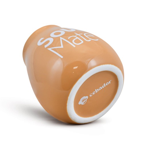 Béžová keramická tekvica s logom Soul Mate 350 ml