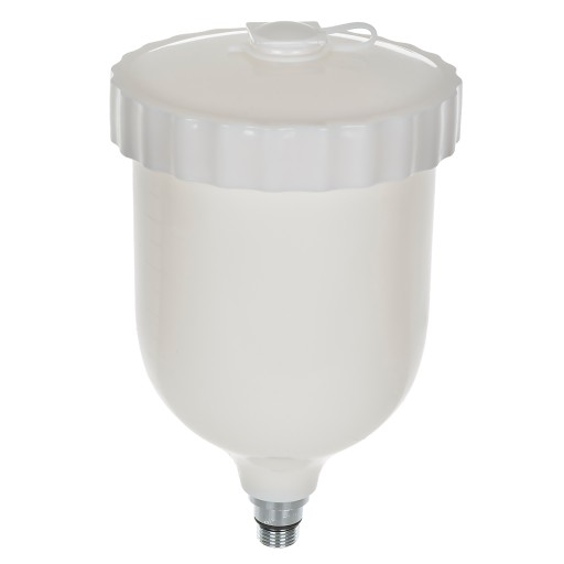 Plastová nádrž na lakovaciu pištoľ 600ml vonkajší závit GEKO G01169