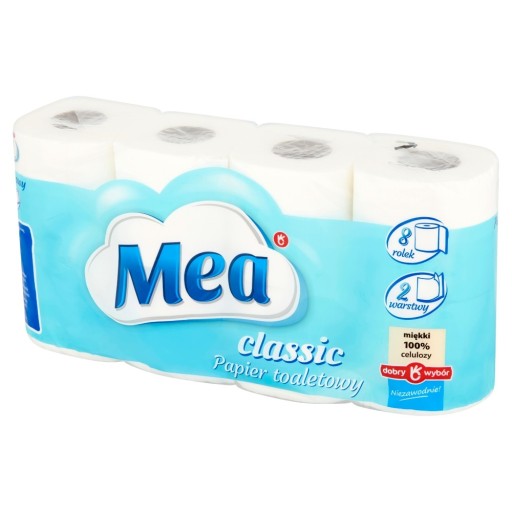 Mea Classic 2W toaletný papier 8 roliek
