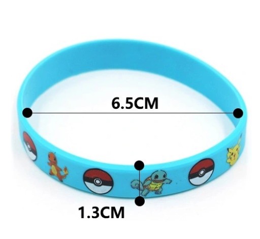 SILIKÓNOVÝ NÁRAMOK POKEMON, BIELY POKEBAL
