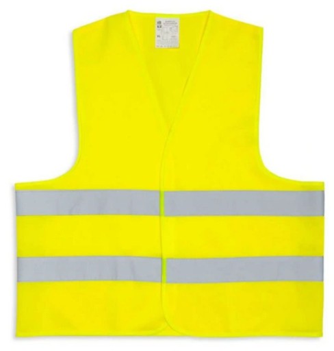 REFLEXNÁ VESTA S POTLAČOU LOGA
