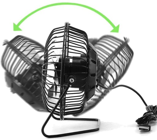 VENTILÁTOR USB VENTILÁTOR PEVNÝ MALÝ PRENOSNÝ NA STOL TICHÝ FUNKČNÝ