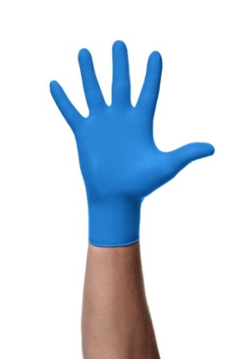 GoGrip NITRILOVÉ RUKAVICE modré - XXL 10 ks.