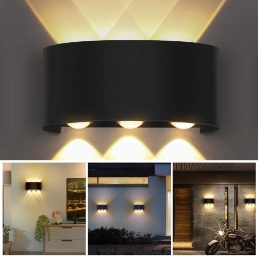 NÁSTENNÁ LAMPA MODERNÁ LED PROJEKTOROVÁ LAMPA NA NÁSTENU