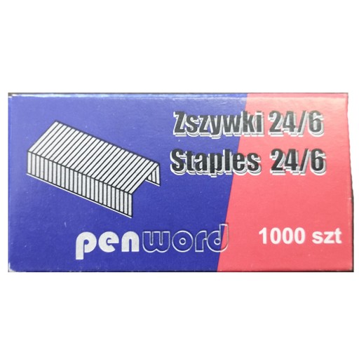 Spony na perá 24/6 1000 ks