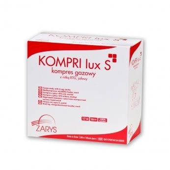 Sterilný plynový kompres 17N8W 10x10 20 ks