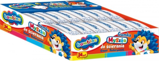BAMBINO GUMA NA ŠKRABANIE MÄKKEJ MYŠI