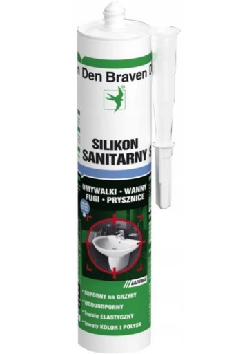 Den Braven sanitárny silikón bezfarebný 280 ml