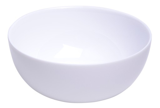 Luminarc Diwali šalátová misa, sklenená koktailová misa, malá, biela, 12 cm, 250 ml
