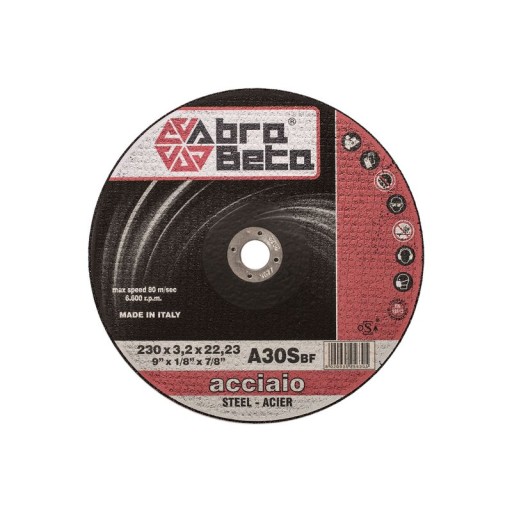 ABRA BETA REZNÝ KOTÚČ NA OCEĽ 76X3,2MM 000040076