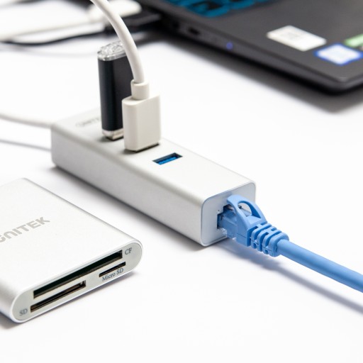 Unitek patchcord kábel UTP CAT.6 LAN kábel modrý 1m