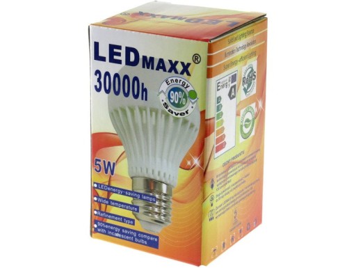 E27 LED žiarovka | 5W 8 SMD2835 | 500 LM HEAT ZZ5