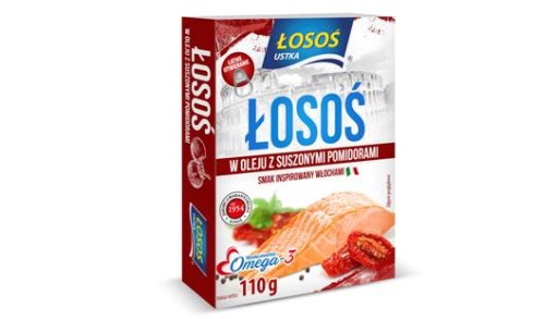 Losos v oleji so sušenými paradajkami 115g Losos