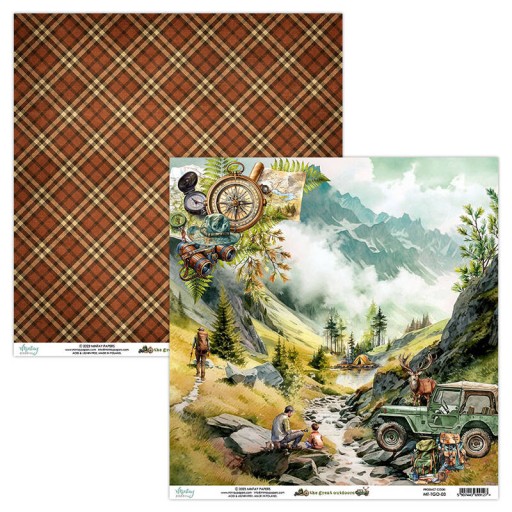Sada papierov na scrapbooking 15,2 x 15,2 - Mintay - The Great Outdoor
