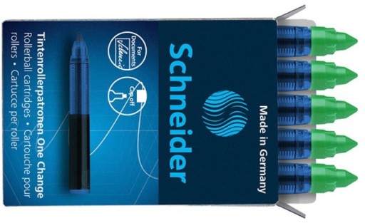 Náplne do rollera 0,6 mm Schneider One Change GREEN 5 KS